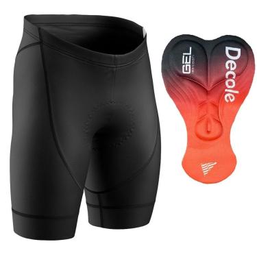 Imagem de Bermuda Ciclismo Masculina Compressão Forro Gel D80 Barra Dupla UV50+-Masculino