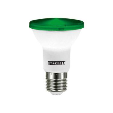 Imagem de Lâmpada Led Taschibra Par 20 Ip65 6w E27 Bivolt Verde, Bivolt