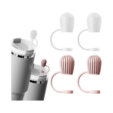 Imagem de Tampas De Silicone Para Canudos Stanley Cups 30oz 40oz, Protetores De 
