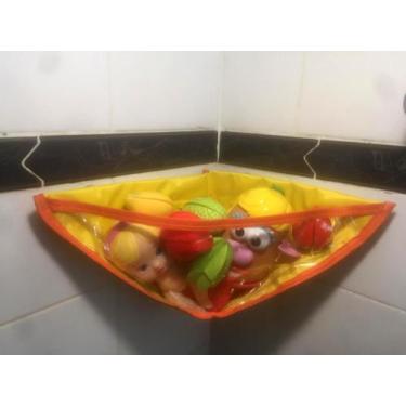 Imagem de Organizador de Brinquedos para banho bebê criança Organibox