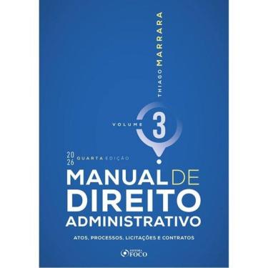 Imagem de Manual De Direito Administrativo 3ª Ed - 2026 - Volume 3 - Vol. 3