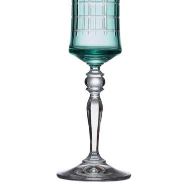 Imagem de Taça champanhe Grace verde cristal 190ml -Bohemia, 3 meses por defeito