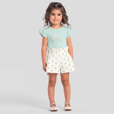 Imagem de Conjunto infantil menina florido Mundi-Feminino