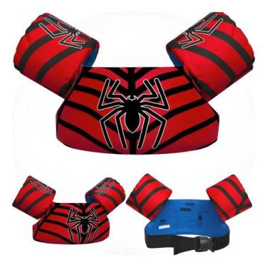 Imagem de Boia Colete Infantil Nash Salva-vidas Braço 25kg Spider - Nash Kids