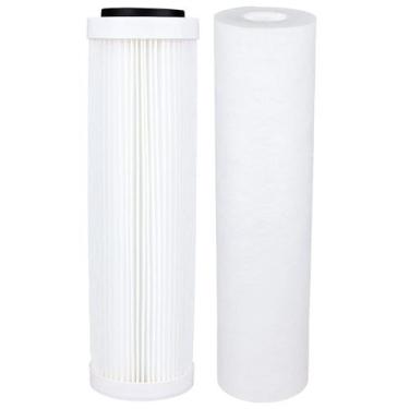 Imagem de Refil Filtro Plissado Lavável E Polipropileno 9 3/4''   Branco - Royal