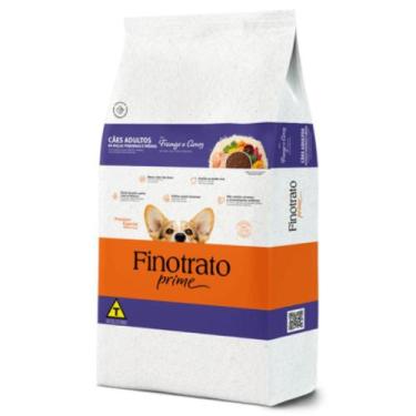 Imagem de Ração Finotrato Prime Frango e Arroz Cães Adultos de Raças Pequenas e 