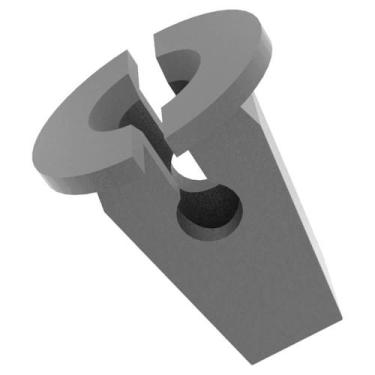 Imagem de Bucha do Paralama Curta A1/Q7/Gol/Parati/Santana/Saveiro - Plastcar