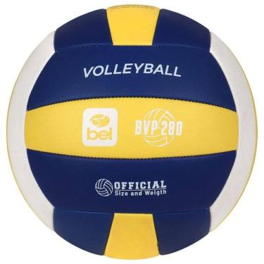 Imagem de Bola de Vôlei Profissional BVP 280 Treino Jogos Resistente Revestimento Poli Algodão Bel