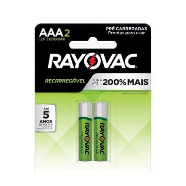 Imagem de Pilha Recarregavel Eco Aaa C-2 600mah 55902