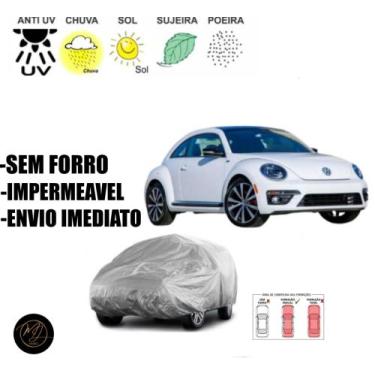 Imagem de Capa Automotiva para cobrir Carro FUSCA NOVO SEM FORRO M - Impermeável