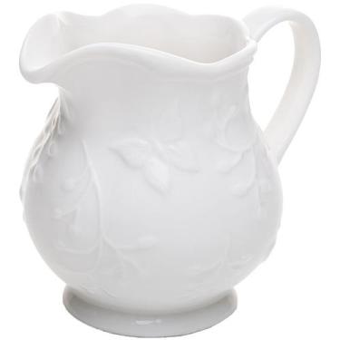 Imagem de Leiteira de porcelana branca Butterfly Flower Lyor 250 ml