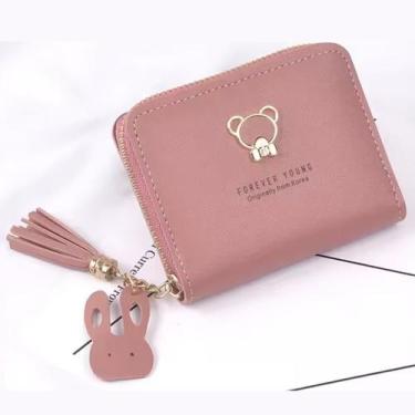 Imagem de Carteira Feminina Compacta Cor:Rosa Choque - DW LUXE COLLECTION, Rosa 