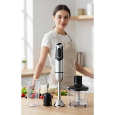 Imagem de Mixer 3 em 1 800W Inox: Potência, Turbo e Acessórios - Congratulations