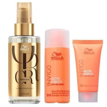 Imagem de Wella Professionals Invigo Kit - Shampoo + Máscara + Óleo Oil Reflection Kit-Unissex