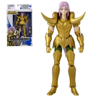 Imagem de Boneco Anime Heroes Cavaleiros do Zodíaco Aries Mu - Bandai
