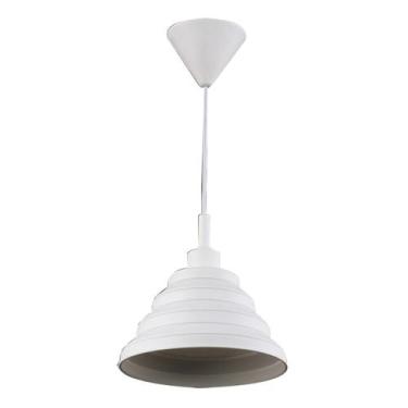 Imagem de Luminaria teto silicone spring shape branca 24 x 24 x 14 cm - Metropol
