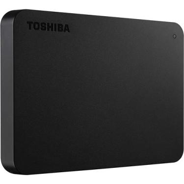 Imagem de Hd externo 1 tb canvio basics preto usb 3.0 hd hdtb410xk toshiba