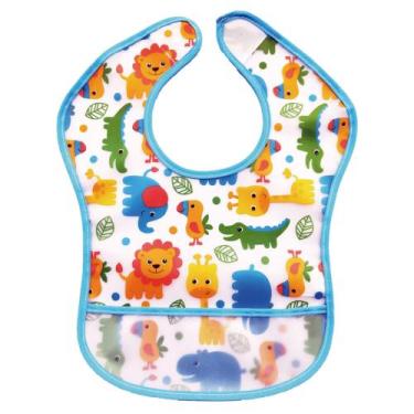 Imagem de Babador com Bolso Buba - Safari Azul