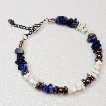 Imagem de Pulseira Feminina em Cascalho Pedras Naturais Energia Hippie - VOCÊ PO