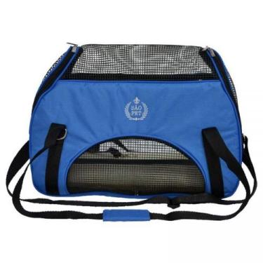 Imagem de Bolsa de Transporte para Pets Cachorros Atenas Nylon 48x25x36 cm São P