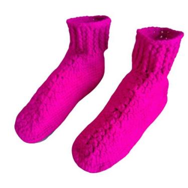 Imagem de Pantufa de Lã 33 Pink - Líla das Galáxias