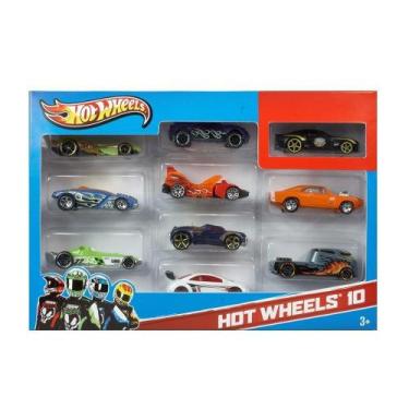 Imagem de Carrinho Hot Wheels Básico 54866 - Embalagem com 10 Unidades(sortidos)