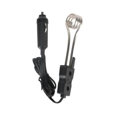 Imagem de Aquecedor Elétrico Automotivo 24V 120W-140W Com Plugue Para Acendedor 