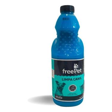 Imagem de Detergente Limpa Canil Free Pet Original 2L  Fórmula Segura para Pets 