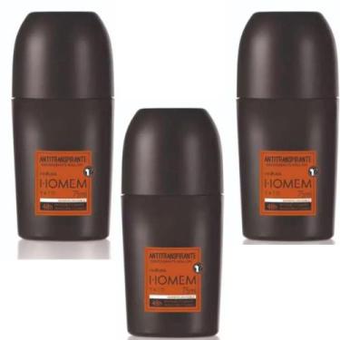 Imagem de Natura Homem Tato Desodorante Antitranspirante Roll On 75ml KIT 3 UNI