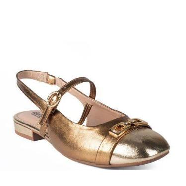 Imagem de Sapato Dakota D0071 Feminino, Champanhe, 37