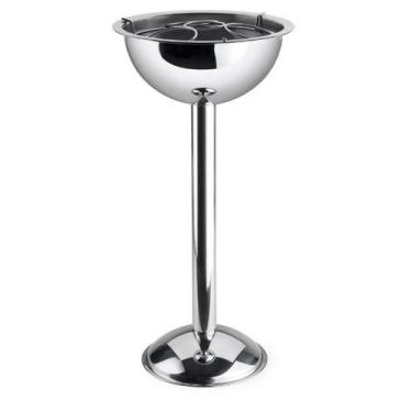 Imagem de Champanheira Forma 8 Litros com Pedestal em Aço Inox: Sofisticação e P