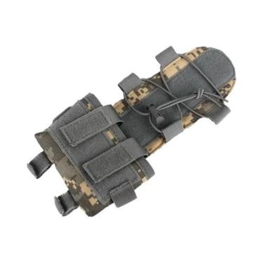 Imagem de Capa De Capacete Tático Camuflada Com Bolsa Removível Para Bateria MK2