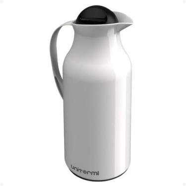 Imagem de Garrafa Térmica Siena 1 Litro Unitermi Café Chimarrão Chá, BRANCO