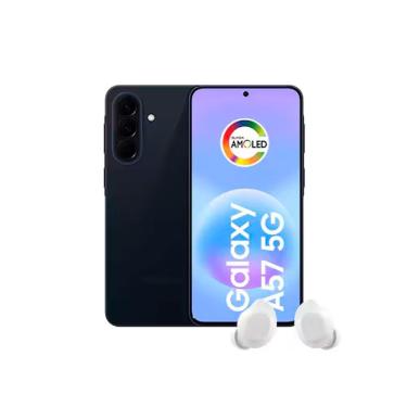 Imagem de Smartphone Samsung Galaxy A57 5G 8GB 256GB 50MP Azul Escuro + Fone de Ouvido