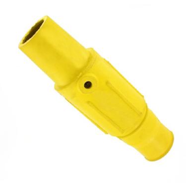 Imagem de Leviton 17D23-Y Série 17 Cônica, Fêmea, Plug, Removível, 250-350MCM Awg, Grau Industrial, Conector Tipo Cam, Amarelo