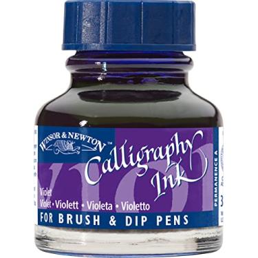 Imagem de Winsor & Newton Calligraphy Tinta para Caligrafia, Roxo (Violet), 30 ml