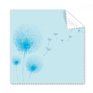 Imagem de Blue Flower Dente-de-leão pano de limpeza de tela de telefone limpador de óculos 5 peças