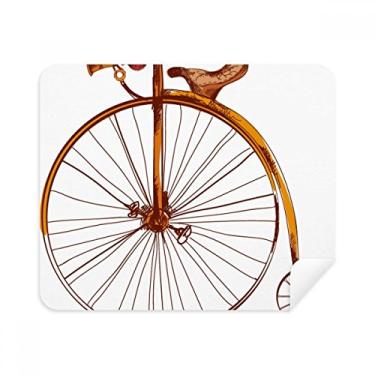 Imagem de Pano de limpeza de tela Old Fashioned Bicycle High Wheeler Britain 2 peças de tecido de camurça
