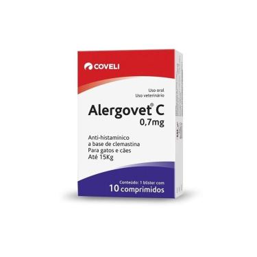 Imagem de Alergovet C 0,7 mg - 10 comprimidos