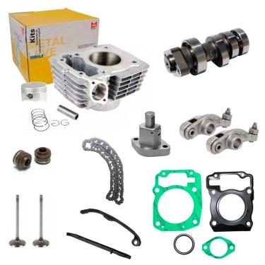 Imagem de kit cilindro motor titan 150 fan 150 corrente comando tensor