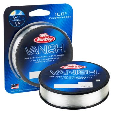 Imagem de Berkley Linha de pesca de fluorocarbono e material líder, transparente - desaparecer, 60 jardas/5 kg