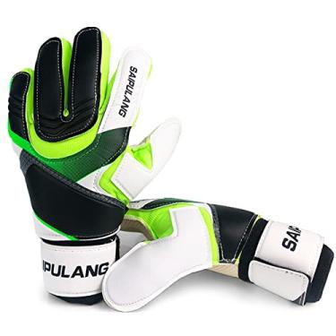Imagem de Tingpai Luvas de goleiro de futebol pa crianças e adultos Luvas de goleiro de futebol tamanho 7/8/9