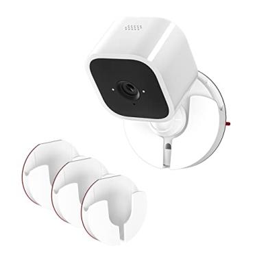 Imagem de HOLACA Kit de montagem de parede com 3 pacotes para Blink Mini com adesivo forte sem parafusos - fácil de instalar, sem necessidade de ferramentas, sem bagunça, sem perfuração, suporte adesivo forte