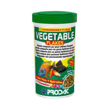 Imagem de Alimento Prodac Vegetable Flakes Para Peixes - 50G