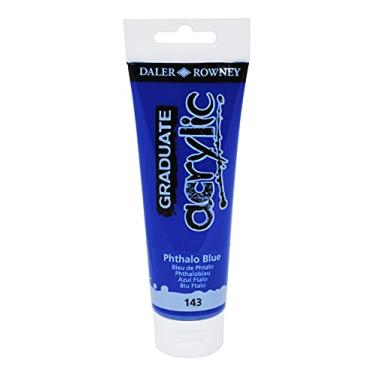 Imagem de DALER ROWNEY Graduate Acrylic, Tinta Acrilica em Bisnaga de 120ml, Cor Azul Ftalo (143)
