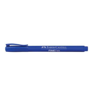 Imagem de Caneta Hidrográfica Fine Pen Azul Faber-Castell - Faber Castell