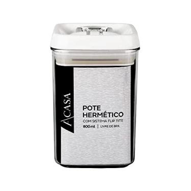 Imagem de Pote Hermético Flip Tite 800ml - A/casa