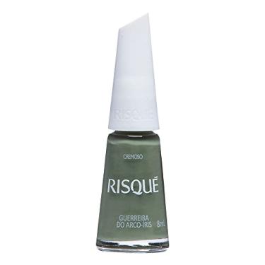 Imagem de Esmalte Risqué Cremoso Verde Militar Guerreira do Arco-íris 8ml
