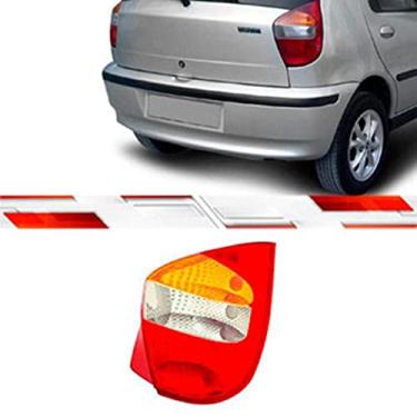 Imagem de Lanterna Traseira Palio 2001 Ate 2003 Ld Tricolor Carcaca Vermelho