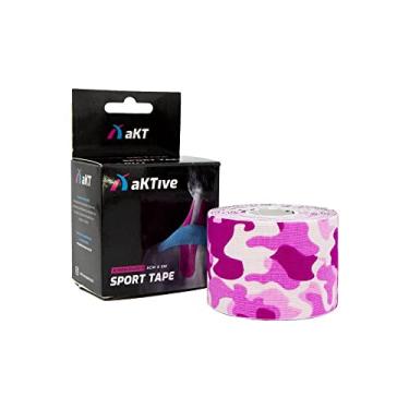 Imagem de Bandagem Elástica Akitive Sport Fita Kinésio - Aktive Tape - Camuflado Rosa